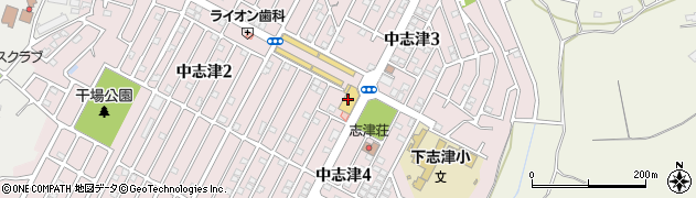 スーパーチェーンカワグチ志津店周辺の地図