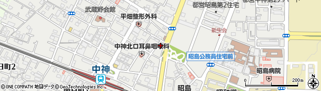 東京都昭島市中神町1245周辺の地図
