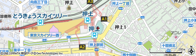 ニトリ押上駅前店周辺の地図