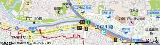 大塚警察署江戸川橋交番周辺の地図