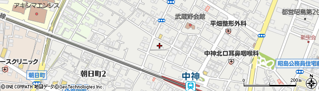 東京都昭島市中神町1185周辺の地図