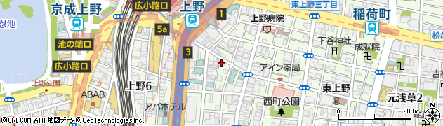 セブンイレブン東上野２丁目車坂通り店周辺の地図