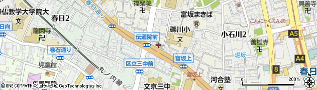 富坂警察署周辺の地図