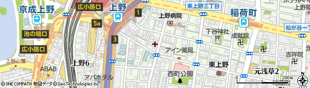 富士通オープンカレッジ上野校周辺の地図