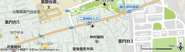 カメラのキタムラ船橋・薬円台店周辺の地図