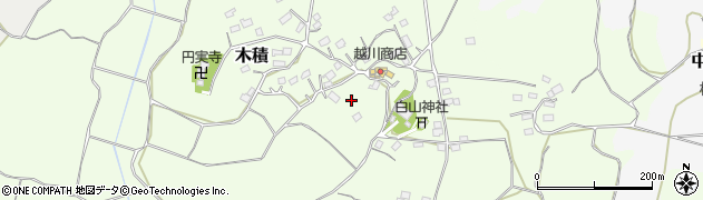 千葉県匝瑳市木積周辺の地図