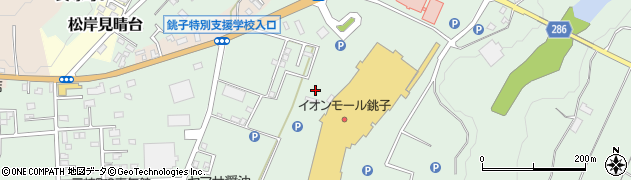 イオンモール銚子平面駐車場周辺の地図