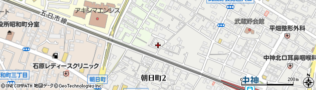 東京都昭島市中神町1131-38周辺の地図