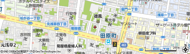 徳本寺周辺の地図
