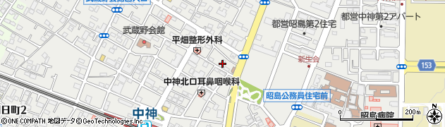 東京都昭島市中神町1168-5周辺の地図