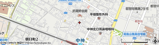 東京都昭島市中神町1183周辺の地図