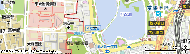 東京都台東区上野公園2周辺の地図