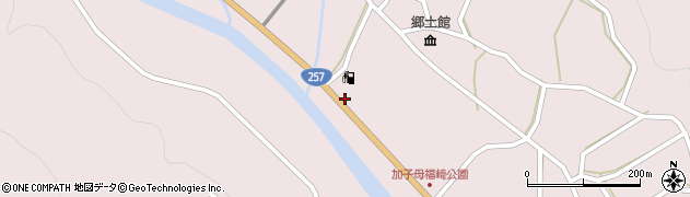 岐阜県中津川市加子母上桑原3901周辺の地図