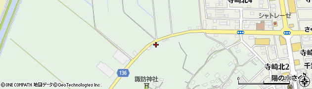 千葉県佐倉市寺崎2822周辺の地図