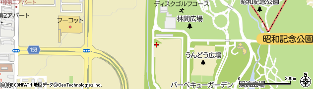 東京都昭島市もくせいの杜周辺の地図