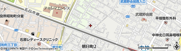 東京都昭島市中神町1131-28周辺の地図