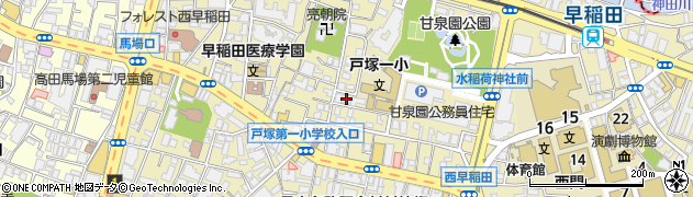 便利屋ファミリー　早稲田店周辺の地図