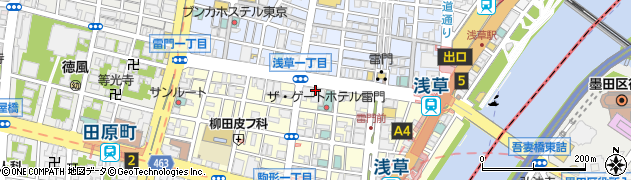 ホットヨガスタジオ ラバ 浅草店(LAVA)周辺の地図