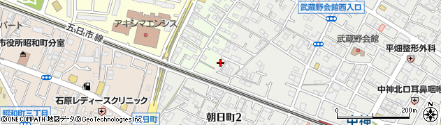 東京都昭島市中神町1131-36周辺の地図