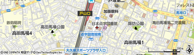 住友不動産販売株式会社　高田馬場営業センター周辺の地図