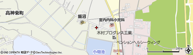 藤田材木店作業場周辺の地図