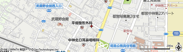 東京都昭島市中神町1167周辺の地図
