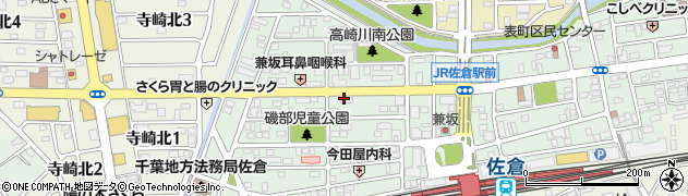 住友生命保険相互会社　北千葉支社・佐倉城南支部周辺の地図