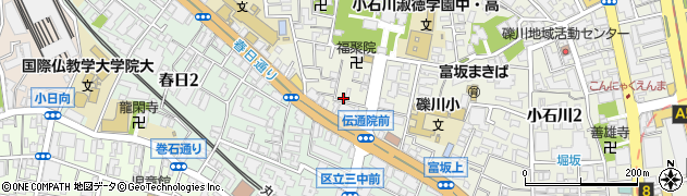 小石川3-2-3バイク専用駐車場【23時〜6時入出庫不可】周辺の地図
