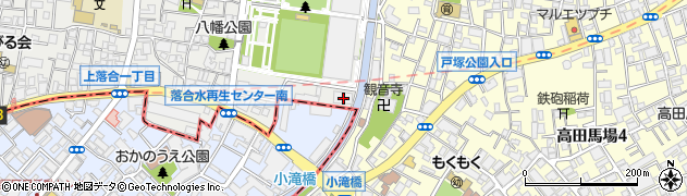 東京都新宿区上落合1丁目3-9周辺の地図