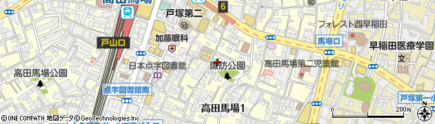 クラーク記念国際高等学校　東京分室周辺の地図