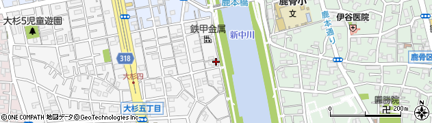 東京都江戸川区大杉4丁目29-21周辺の地図