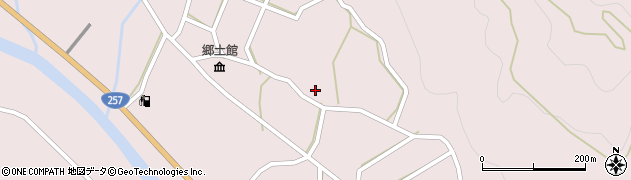 岐阜県中津川市加子母上桑原4092周辺の地図