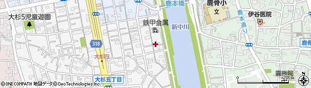 東京都江戸川区大杉4丁目29-2周辺の地図