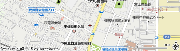東京都昭島市中神町1166-2周辺の地図