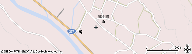 岐阜県中津川市加子母上桑原4107周辺の地図