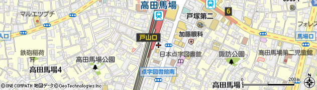 PRONTO プロント 高田馬場店周辺の地図