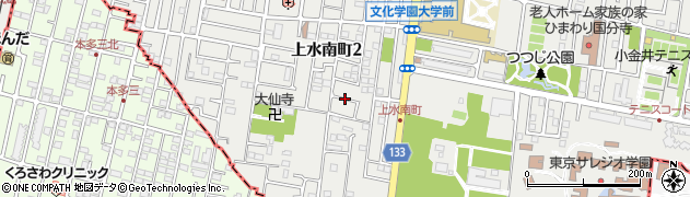 東京都小平市上水南町2丁目17周辺の地図