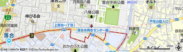 東京都新宿区上落合1丁目5-13周辺の地図