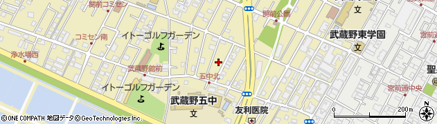 東京都武蔵野市関前2丁目周辺の地図