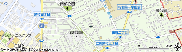 栄四公園周辺の地図