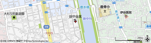 東京都江戸川区大杉4丁目29周辺の地図
