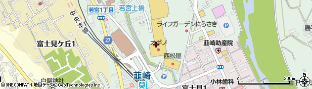 ジュエルカフェ　ライフガーデン韮崎店周辺の地図