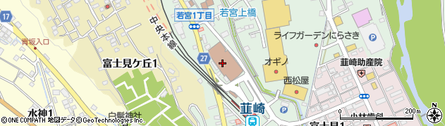 ヤマハ英語教室　韮崎センター周辺の地図