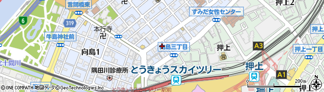 東武タクシー株式会社　本社営業所周辺の地図