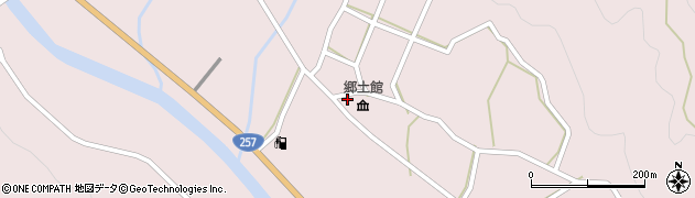 岐阜県中津川市加子母上桑原4105周辺の地図