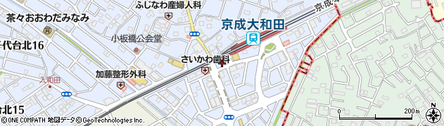千葉県八千代市大和田1001周辺の地図
