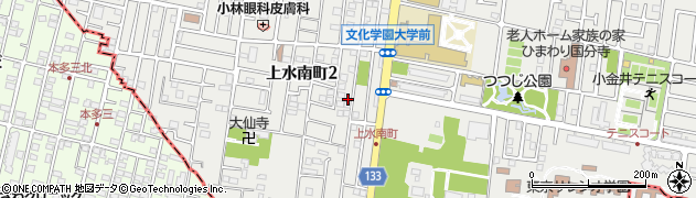 東京都小平市上水南町2丁目17-25周辺の地図