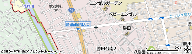 千葉県八千代市勝田台南周辺の地図