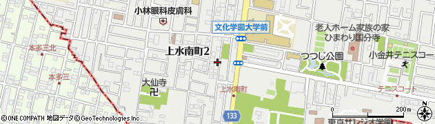東京都小平市上水南町2丁目17-24周辺の地図