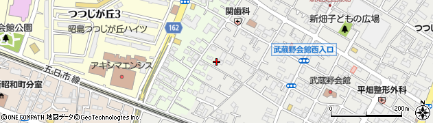 東京都昭島市中神町1135-4周辺の地図